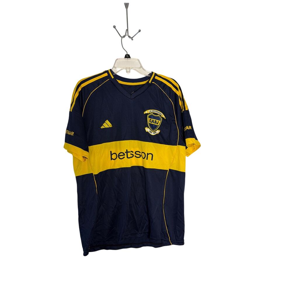 Adidas Blue Man Boca Juniors Merentiel 16 Jersey Size XXL Extra Extra Large